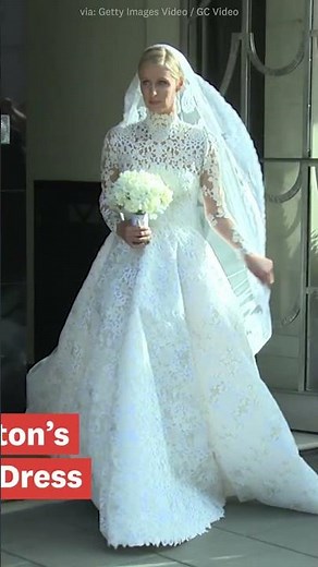 5 Celebrities Who Wore Valentino Wedding Dresses | The Knot #shorts