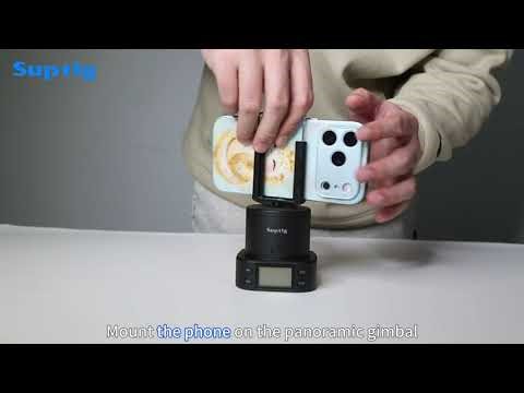 Suptig 360 Degree Tripod Adapter Mount Compatbile for Gopro, Phone Take Photo Or Video