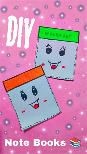 DIY Note Book 📚. #diy #shorts #shortsfeed #minicraft #craft #diynotebook #trending