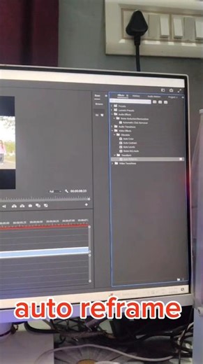 horizontal video one click reel format video in premium Pro#videoediting #editingtips