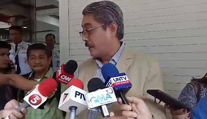 WATCH: Engineer Greg Serrano, Gresser Contractors and Builders Inc. president commissioned by the Emilio Aguinaldo College on U.N. Avenue in Manila to inspect its building, says the EAC structure poses no imminent danger after their initial assessment showed no cracks on the floor, beams, and columns. The building tilted and now leans on the adjacent building following a strong quake that jolted Luzon Monday afternoon. | via Edd Gumban/STAR | Philippine Star