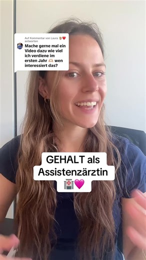 Gehalt als Assistenzärztin im ersten Jahr