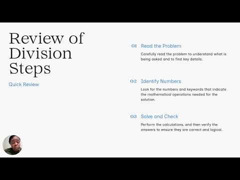 Solving Multi-Step Division Problems