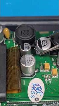How to replace a capacitor? #tip #electronics #repair