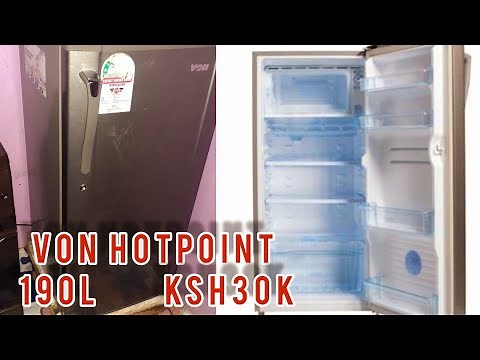 Von Hotpoint 190L Fridge Review || Single Door Fridge|This is Fash