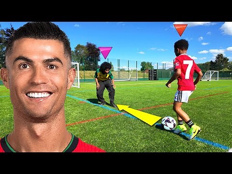 How To Play Like RONALDO! Kids Football Skills For Beginners