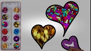 How to draw a heart with Paint, heart coloring pages, LEARN COLORSvideos 4K | Educational child chan