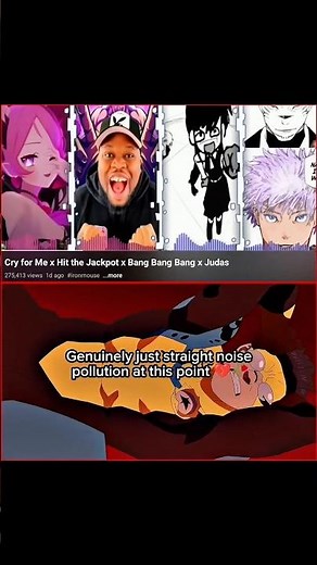 I think the creator wants our ear drums to blow up… #jjk#jujutsukaisen#jujutsukaisenedit#sukuna#gojo