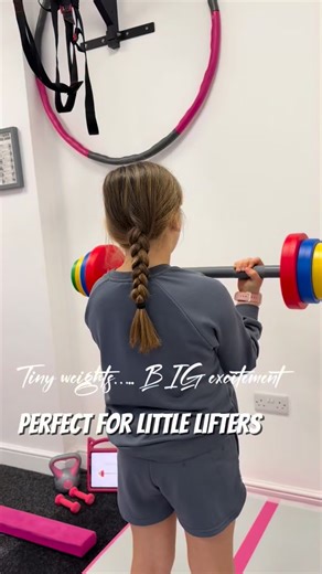 Kelli on Instagram: "Watching her confidence grow rep by rep 🥹💪🏼 @littleliftersofficial make fitness fun and safe for kids. #littlelifters #kidsfitness #mumlife #healthyhabits #kidsgym"