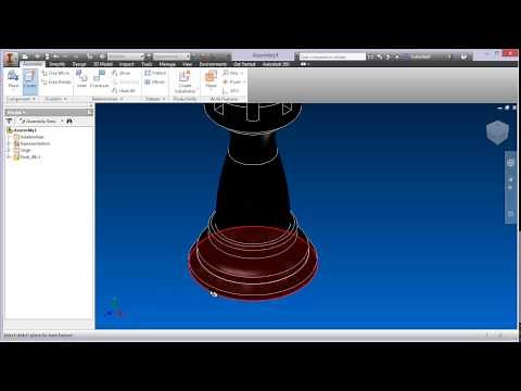 Creating Parts in the Assembly interface ~ Autodesk Inventor 2014