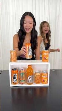Four Box Orange Drink Speed Match Challenge! Boys vs Girls