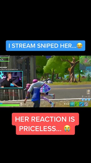 Stream Sniping Girlfriend in Fortnite: Her Priceless Reaction