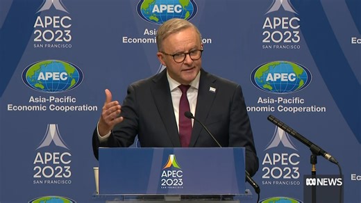1.7K views · 44 reactions | US President Joe Biden has pledged his commitment to diplomacy as world leaders including Anthony Albanese gathered for the APEC summit in San Francisco. | ABC News | Facebook
