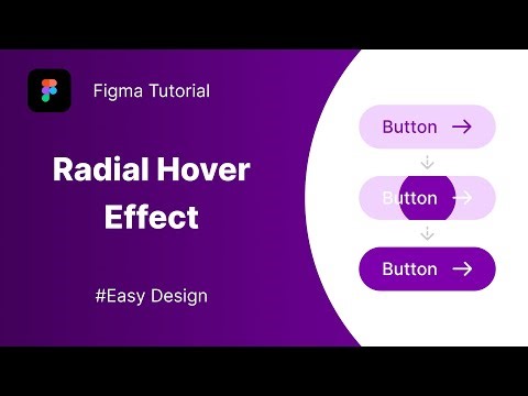 Smooth Radial Hover Animation for Buttons in Figma | Figma Tutorials