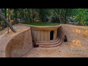 14Days Building Hobbit Villa House With Decoration Underground Room