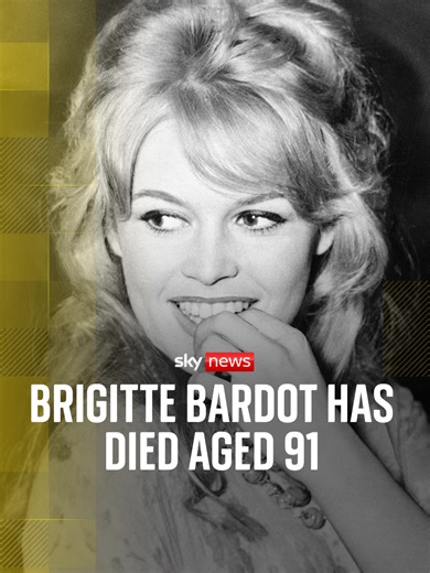 Brigitte Bardot Passes Away at 91, French Media Reports
