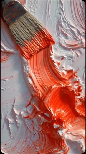 Mixing White ⚪️ and 🟠 Orange #satisfying #relaxing #relax #shorts #trending #shorts #reels #art