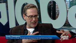 Canadian actor Scott Thompson in Calgary for High Performance Rodeo