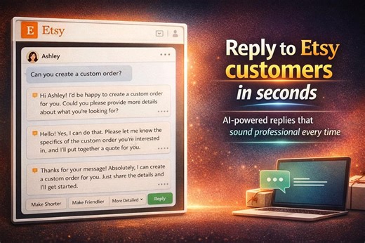 AI Client Reply Tool for Etsy Sellers | Email & Message Reply Generator | Instant Download - Etsy