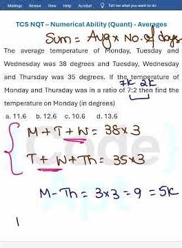 🔥 TCS NQT Averages Tricks | Quant Shortcut Methods | Solve in Seconds