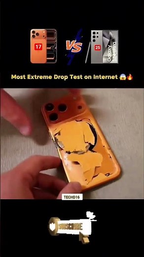 iphone 17 pro max vs Samsung galaxy s25 ultra drop test #iphonevssamsung