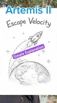 Artemis II Escape Velocity - Simple Explanation