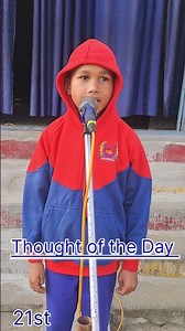 Education Makes a Nation Great | Powerful Thought by School Student #mlps #motivation