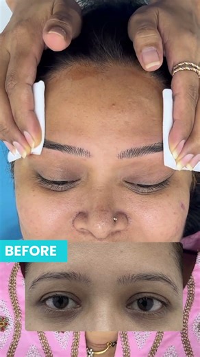 Microblading Results 🔥 Before After Eyebrow Transformation | Natural Brow Look