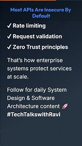 Most APIs Are Insecure By Default #APIArchitecture #SystemDesign #SoftwareArchitecture #zerotrust