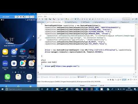 How to run your scripts on Mobile and Tablets using Appium