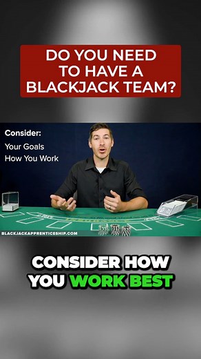 Do you need a team? Or can you win solo? #cardcounting #tipsandtricks #gambling #blackjack #casino #myths | Blackjack Apprenticeship | Blackjack Strategy & Card Counting