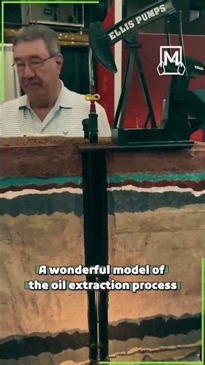 A wonderful model of the oil extraction process