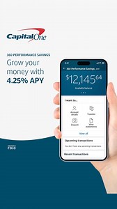 Earn 4.25% APY, one of America’s best savings rates, with 360 Performance Savings. Open an account in about 5 minutes. 💰 | Capital One