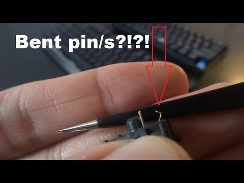 Bent Pin on your Gateron? You need to do this | Gateron to Outemu keyboard switches/sockets install.