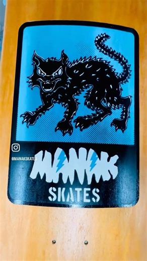 Applying screenprinted skateboard graphics #diy #fyp #screenprinting #skateboarding #maker