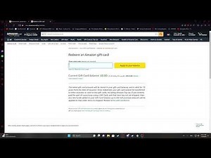 How To Redeem Amazon Gift Card in 2024
