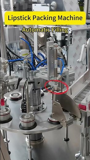 lipstick small tube packing machine for lip gloss/ChapStick/Lip Balm.#lipstick #lipgloss #chapstick