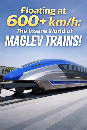 Alchetron.com | Floating at 600+ km/h: The Insane World of Maglev Trains! Maglev (magnetic levitation) trains float above the tracks using powerful... | Instagram