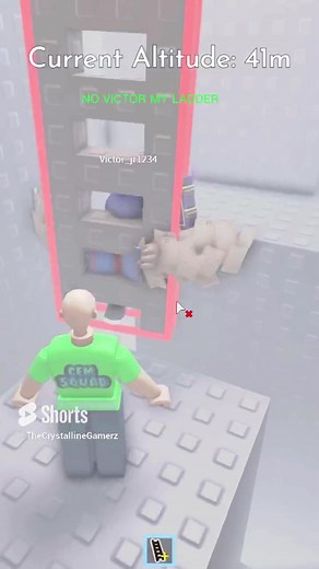 Bobby Trolling in Steep Steps #roblox #thecrystallinegamerz