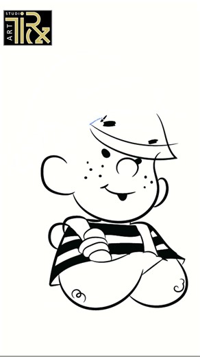 DA 524c how to draw dennis the menace (christmas special)