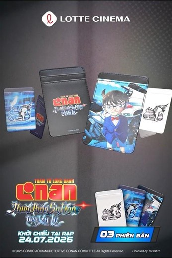 Conan Movie 29 Collection | Ví đựng thẻ đa năng