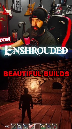 Enshrouded gameplay. Building my first base in this incredible game. Feel free to follow me to see more of this survival game. #enshrouded #survivalgame #basebuilding #gameplay #gaming