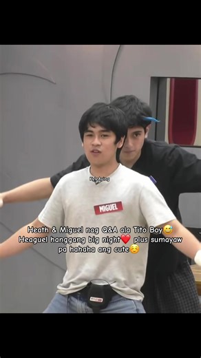 Heath and Miguel's Fun Q&A at Concert Practice