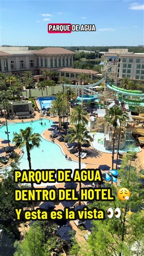Hotel parque de agua incluido 💦en Orlando y honestame nunca decepciona ✨👌🏻 Ya he venido como 8 veces y sigo pensando que es una de las mejores escapadas familiares en Florida 🌴 Esta habitación con vista a la piscina se sentía demasiado vacaciones ☀️💦 Perfecto para desconectarte, celebrar algo especial o simplemente disfrutar unos días en familia 💚 Si quieres ver precios actualizados y la ubicación exacta, e incluso reservar te lo dejé el enlace 🔗 en el pin verde arriba de mi nombre 💚, da
