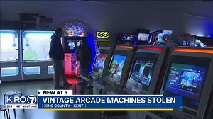 VIDEO: Vintage arcade machines stolen