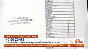 311K views · 2K reactions | Paramedics in Victoria have been given a list of ‘no go zones’ to keep them away from potential attackers. It features 200 addresses where ambulance crews could be at risk and some homes where they shouldn’t go without Police. How is this happening in Australia?! | Sunrise | Facebook