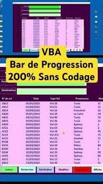 VBA Barre de progression sur Formulaire - 200% sans codage VbaWriter.ch