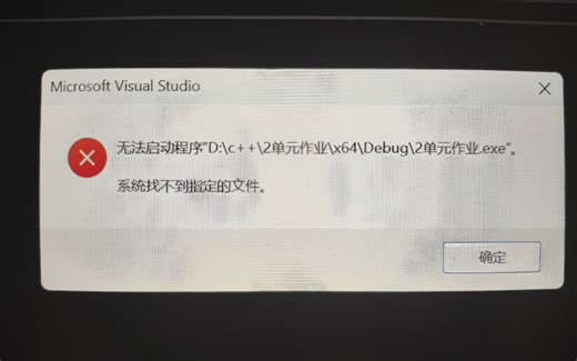Visual Studio“系统找不到指定文件.exe”的解决办法（一个项目多个源文件时）