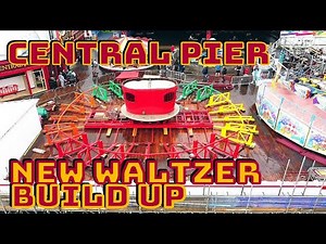 Blackpool Central Pier New Waltzer Build Up