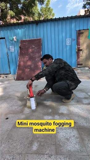 mini mosquito fogging machine use krne ka trika #safety #awareness #construction #training #fogging